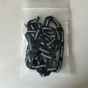SUPREME Shoe Laces- Black